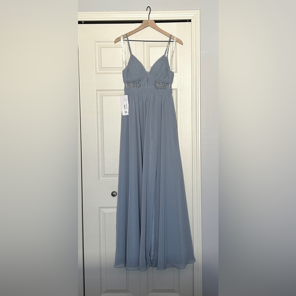 Azazie Dusty Blue Bridesmaid Dress